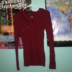 Warm knit sweater